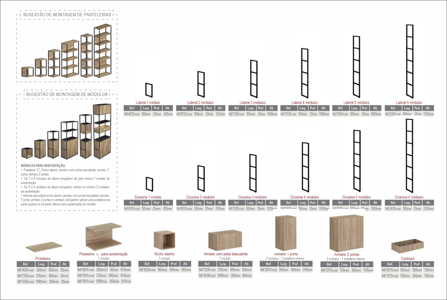 Infinity complementos