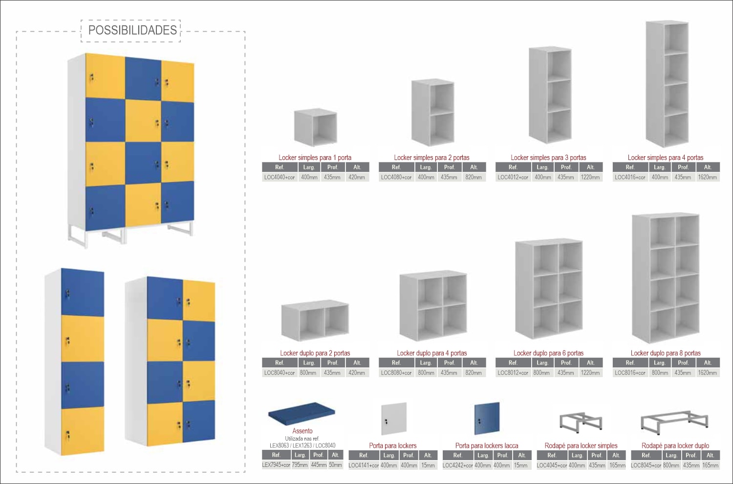 Lockers complementos